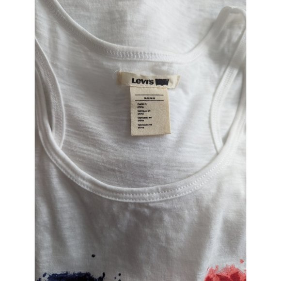 Levi’s American Heart Racerback Tank Top M - Picture 7 of 8